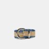 Raffia Belt with Topstitching