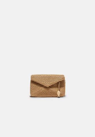 Raffia-Effect Envelope Crossbody Bag Raffia-Effect Envelope Crossbody Bag