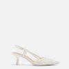 Rhinestone Mesh Kitten Heel Shoes Rhinestone Mesh Kitten Heel Shoes