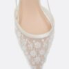 Rhinestone Mesh Kitten Heel Shoes Rhinestone Mesh Kitten Heel Shoes