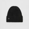 Ribbed Beanie with Plaque