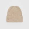Ribbed Beanie with Plaque
