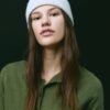 Ribbed Beanie with Plaque