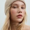 Ribbed Beanie with Plaque