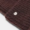 Ribbed Beanie with Plaque
