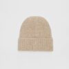 Ribbed Beanie with Plaque