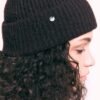 Ribbed Beanie with Plaque