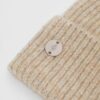 Ribbed Beanie with Plaque