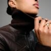 Ribbed Leather Jacket Ribbed Leather Jacket
