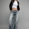 Ribbed Leather Jacket Ribbed Leather Jacket