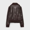 Ribbed Leather Jacket Ribbed Leather Jacket
