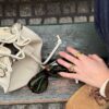 Rigid Eyelet Bucket Bag
