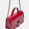 Round-Clasp Shoulder Bag