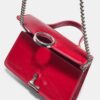 Round-Clasp Shoulder Bag