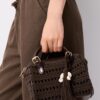 Round Crochet Tote Bag Round Crochet Tote Bag