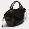 Round Shopper Bag with Metal Details