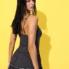 Ruffled Dress with Studs