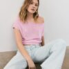 Rustic Knit Boat Neck Top Rustic Knit Boat Neck Top