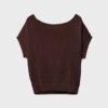 Rustic Knit Boat Neck Top Rustic Knit Boat Neck Top