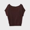 Rustic Knit Boat Neck Top Rustic Knit Boat Neck Top