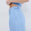 Rustic Wide-Leg Trousers with Adjustable Buttons Rustic Wide-Leg Trousers with Adjustable Buttons