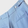 Rustic Wide-Leg Trousers with Adjustable Buttons Rustic Wide-Leg Trousers with Adjustable Buttons