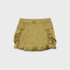 Sateen Balloon Skirt with Pockets Sateen Balloon Skirt with Pockets