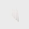 Satin Asymmetric Hem Top