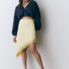 Satin Asymmetric Skirt Satin Asymmetric Skirt