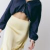 Satin Asymmetric Skirt Satin Asymmetric Skirt