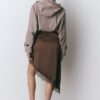 Satin Asymmetric Skirt Satin Asymmetric Skirt