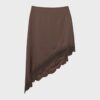 Satin Asymmetric Skirt Satin Asymmetric Skirt
