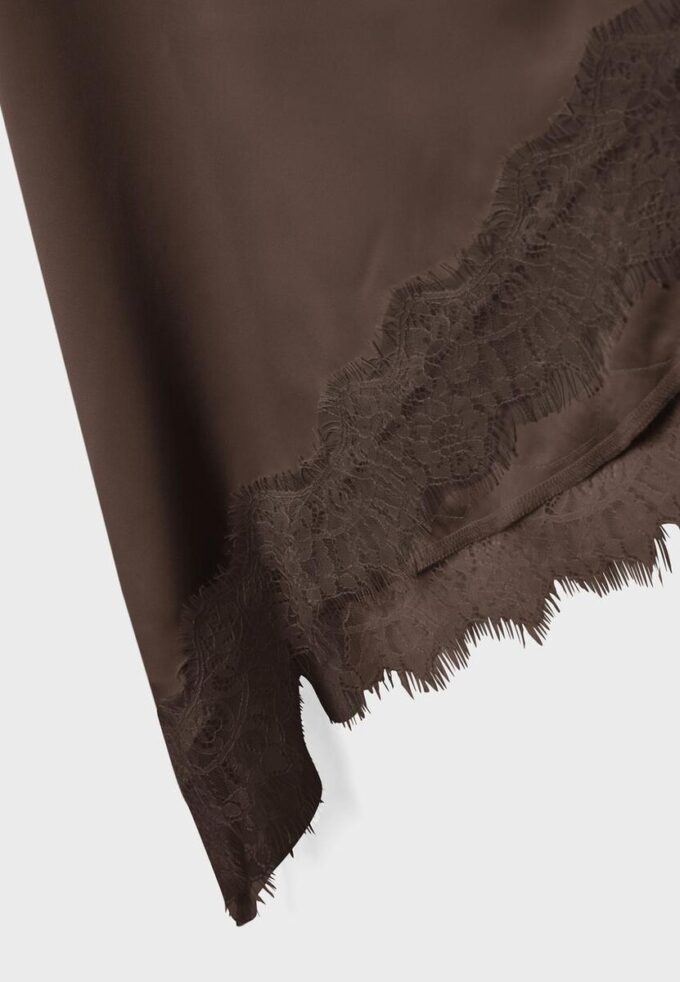 Satin Asymmetric Skirt Satin Asymmetric Skirt