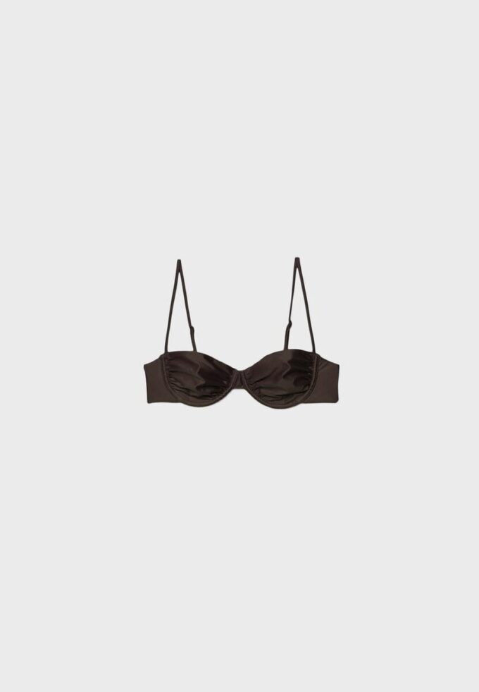 Satin Balconette Bikini Top Satin Balconette Bikini Top