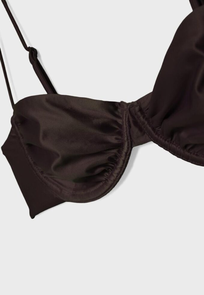 Satin Balconette Bikini Top Satin Balconette Bikini Top