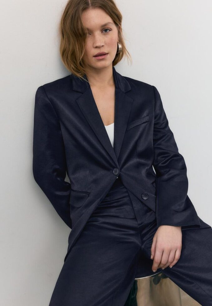 Satin Blazer Satin Blazer