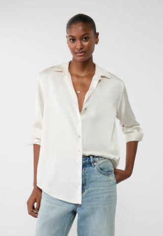 Satin Collared Shirt