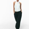 Satin Effect Halter Top
