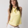 Satin Effect Halter Top