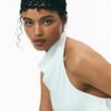 Satin Effect Halter Top