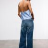 Satin Effect Halter Top