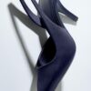 Satin Effect Heeled Shoes