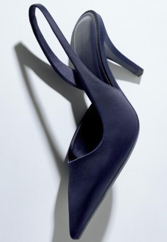 Satin Effect Heeled Shoes