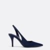 Satin Effect Heeled Shoes