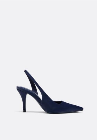Satin Effect Heeled Shoes