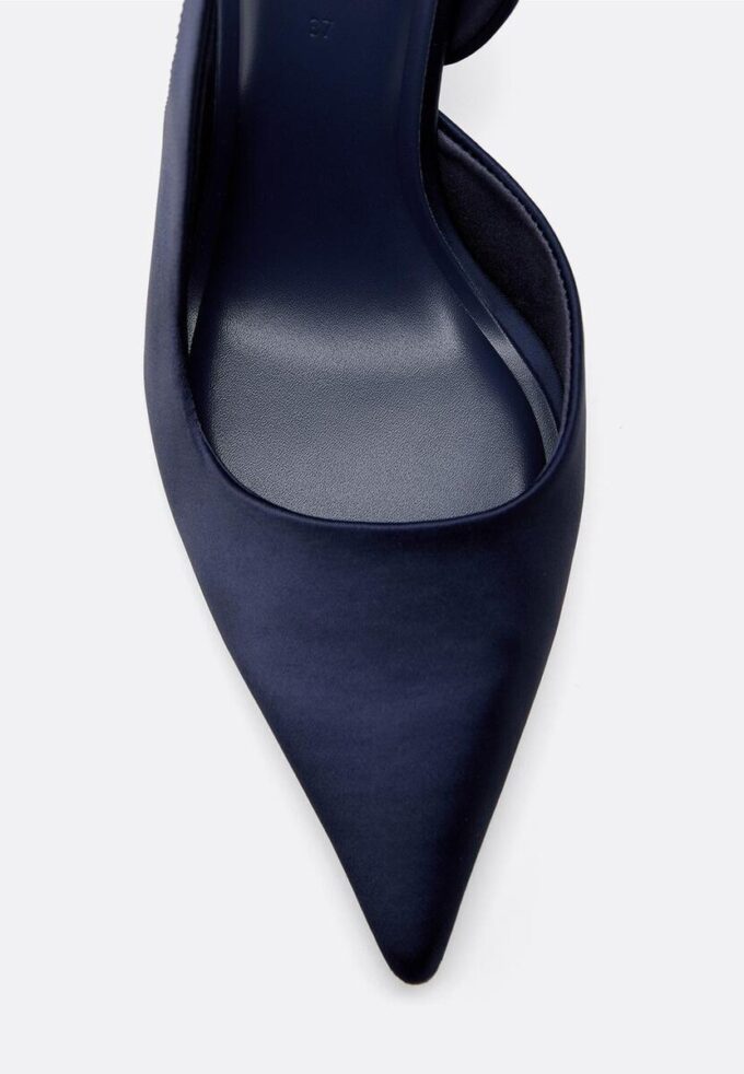 Satin Effect Heeled Shoes