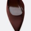 Satin Effect Stiletto Heel Shoes