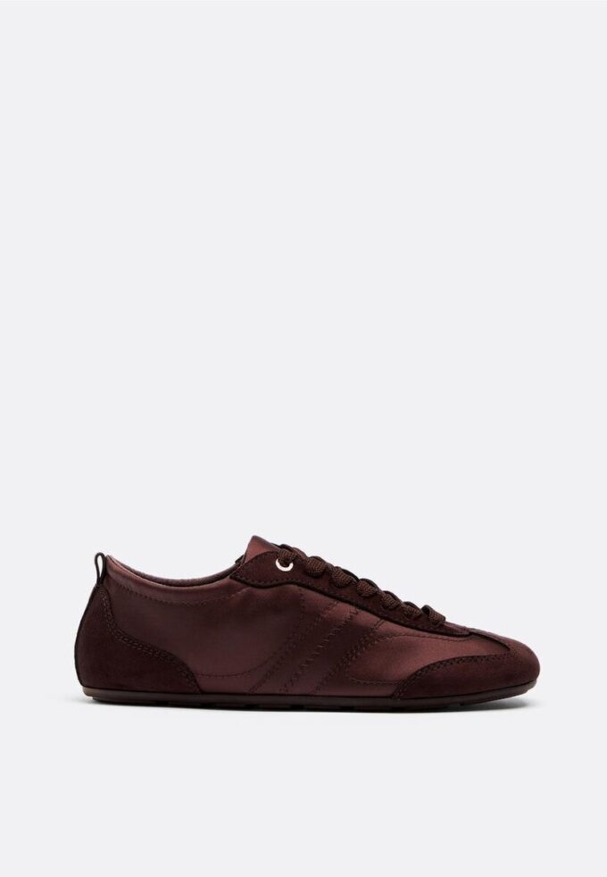 Satin Fine Sole Trainers