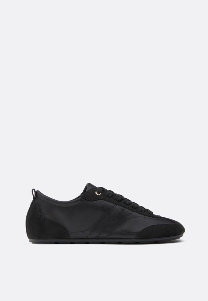 Satin Fine Sole Trainers