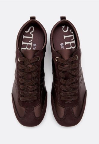 Satin Fine Sole Trainers